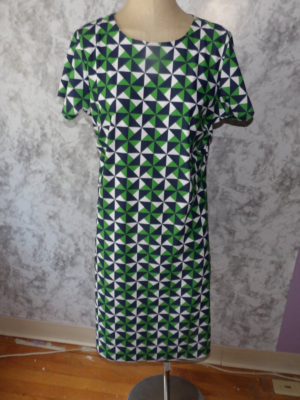 Southwind Apparel Geometric Print Dress